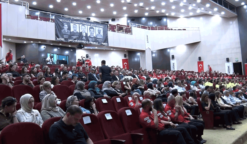 Seyitgazi orman yangını şehitleri birinci yılında anıldı