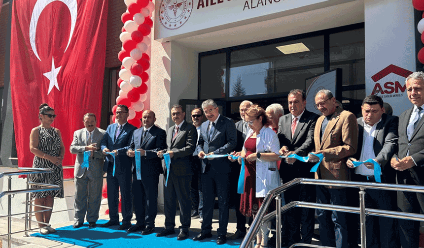 Alanönü Aile Sağlığı Merkezi ve 112 Acil Sağlık Hizmetleri İstasyonu hizmete açıldı!