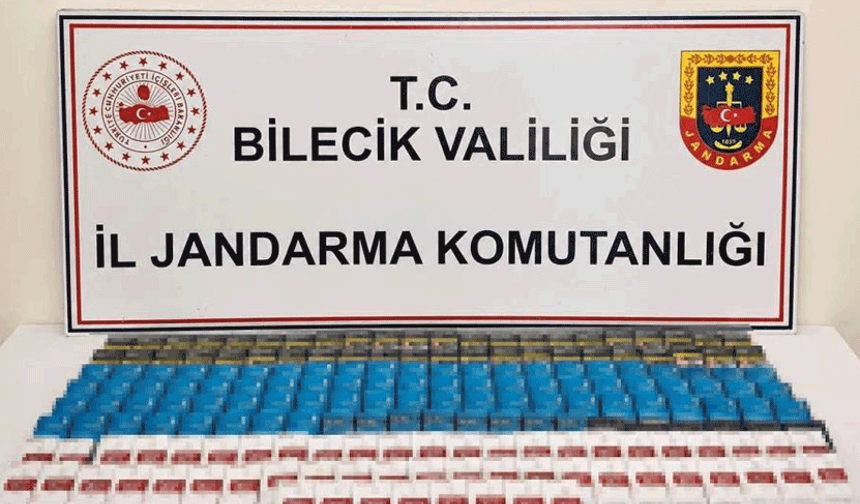 Bilecik'te kaçak sigara operasyonu: 4 bin 120 adet ele geçirildi