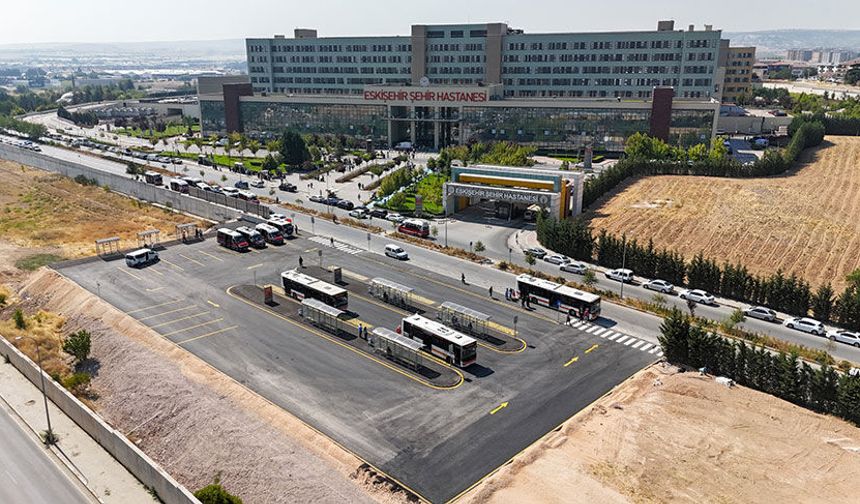 Büyükşehirden Şehir Hastanesi önünde toplu ulaşım hamlesi