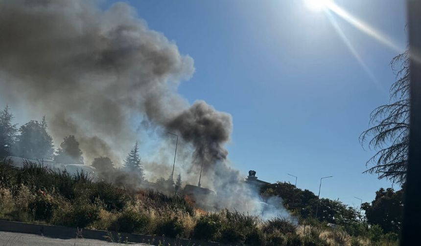 Eskişehir çevre yolundaki otomobil yangınında yaralanan çocuğun sağlık durumu kritik