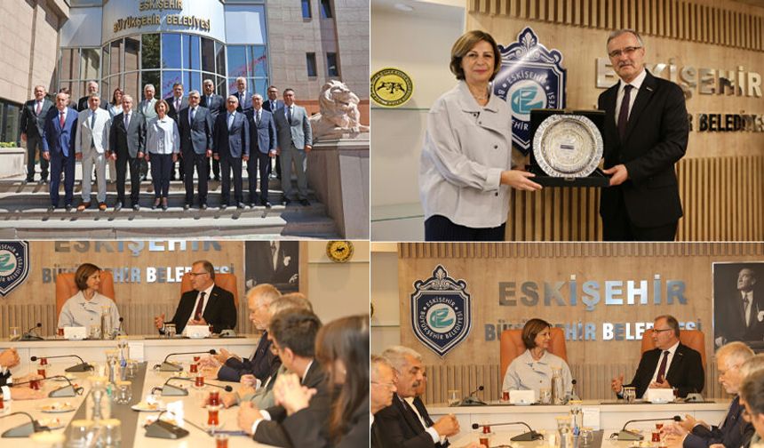 Eskişehir sanayisi için önemli buluşma: OSBÜK heyeti Ünlüce’yi ziyaret etti