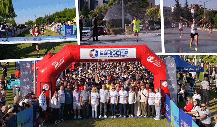 Eskişehir’de ETİ Lifalif Uluslararası Yarı Maraton heyecanı yaşandı