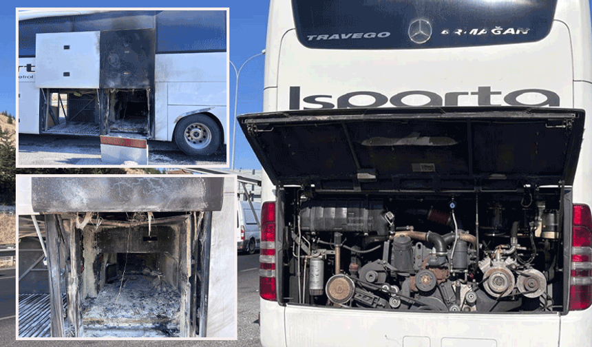 Eskişehir'de yolcu otobüsünde yangın çıktı, 27 yolcu son anda tahliye edildi