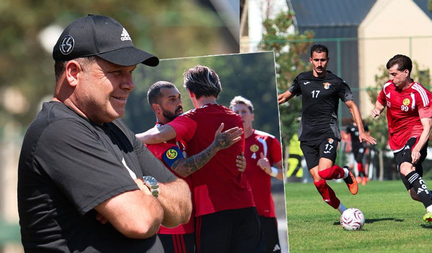 Eskişehirspor'dan hazırlık maçında 3 gollü galibiyet