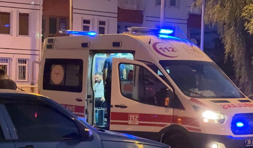 Kayseri’de bacağından bıçaklanan şahıs yaralandı
