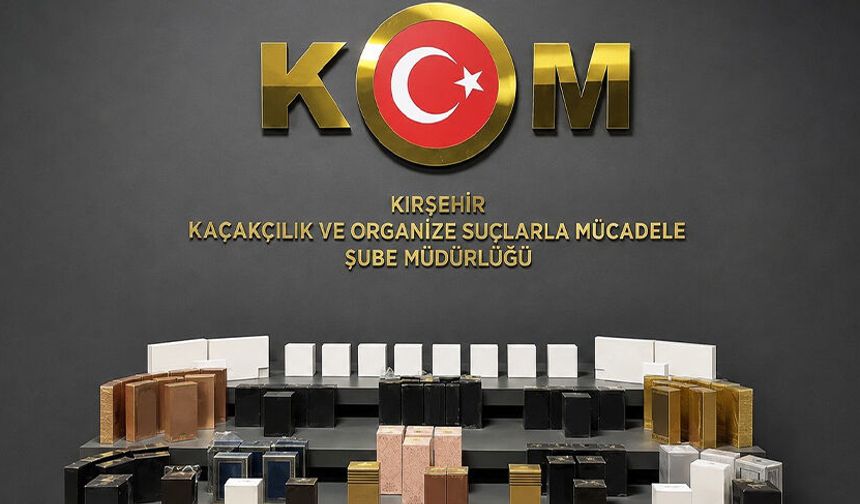 Kırşehir’de kaçak parfüm ve elektronik ürün ele geçirildi