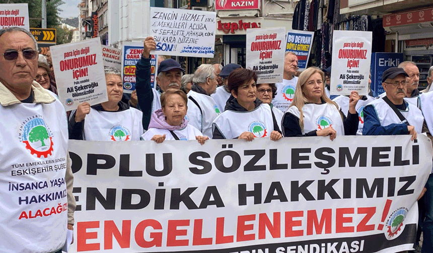 Eskişehir’de emeklilerden seyyanen zam çağrısı!