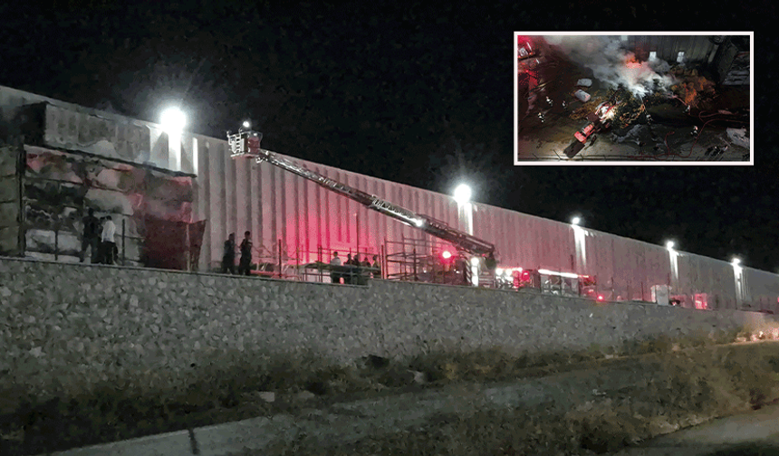 Eskişehir'de fabrika yangını