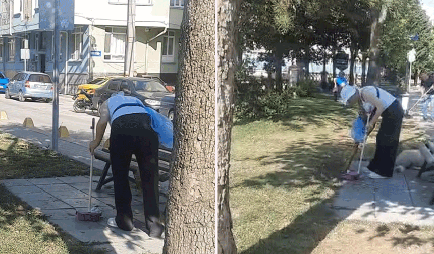 Eskişehir’de gönüllülerden çöp tepkisi: “Parklarımızı kirletmeyelim”