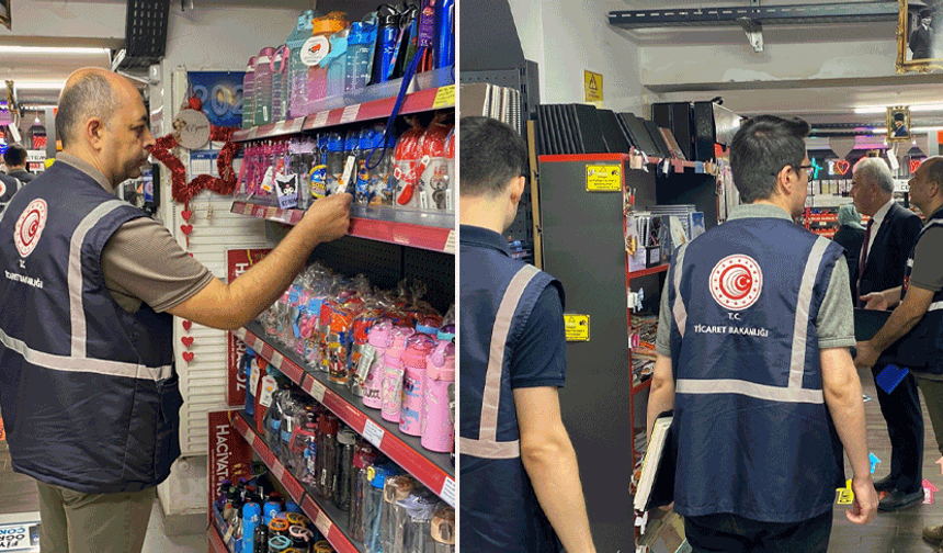 Eskişehir’de kırtasiye ürünlerine kontroller artıyor: Ekipler sahaya indi