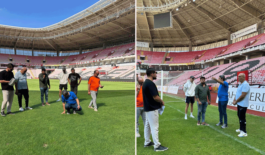 Eskişehirspor’un stadında sezon öncesi hazırlıklar hız kazandı