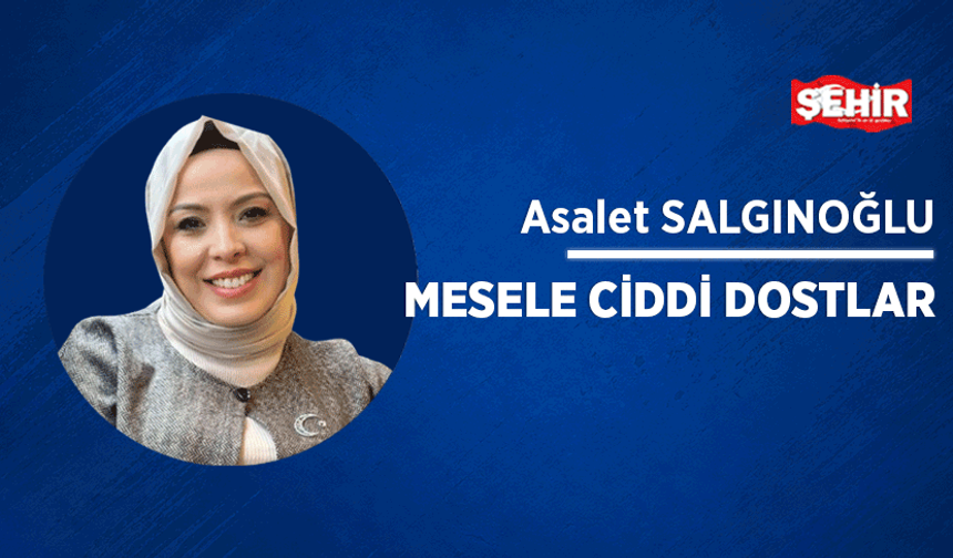Mesele ciddi dostlar