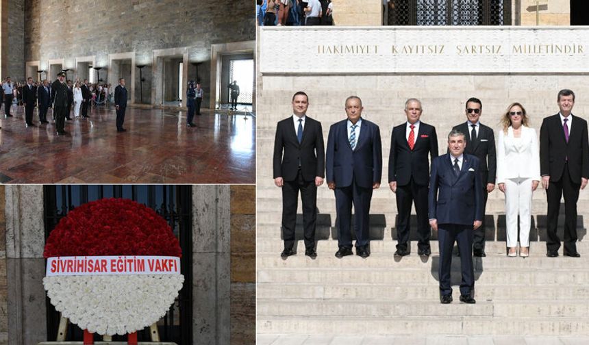 Sivrihisar Eğitim Vakfı 35. yılına Anıtkabir’de başladı