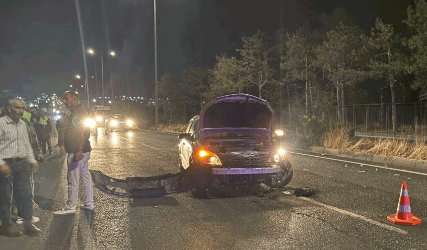 Tekirdağ Çerkezköy-Kapaklı yolunda kaza: 2 yaralı