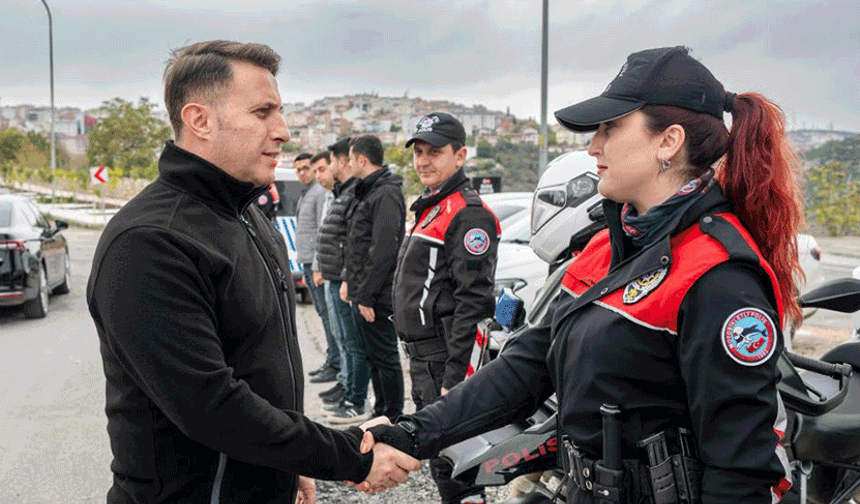 Bilecik'te Emniyet Müdürü Çağlar'dan uygulama noktasına denetim