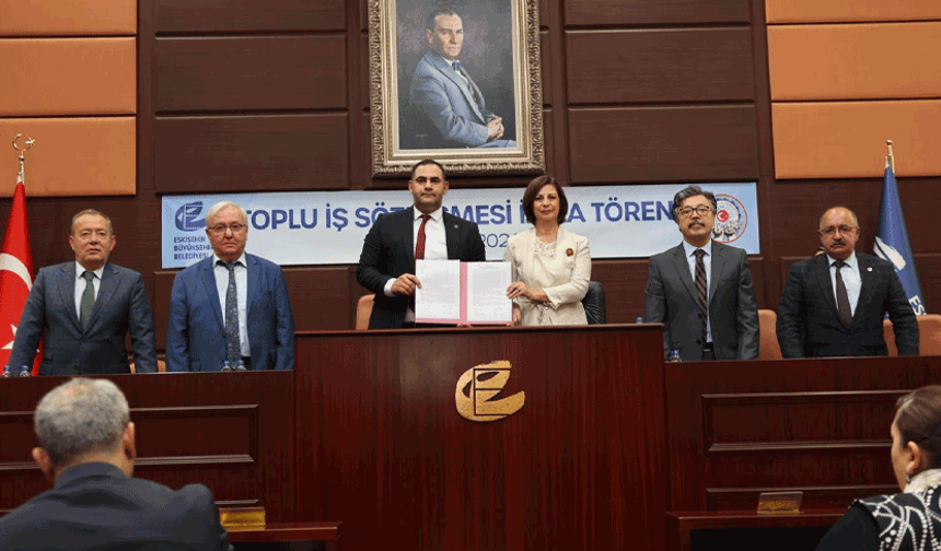 Eskişehir Büyükşehir Belediyesi çalışanlarına yüzde 26 zam