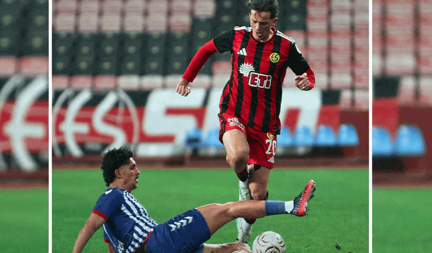 Eskişehirspor-Etimesgut maçında ilk yarı sona erdi: 0-0