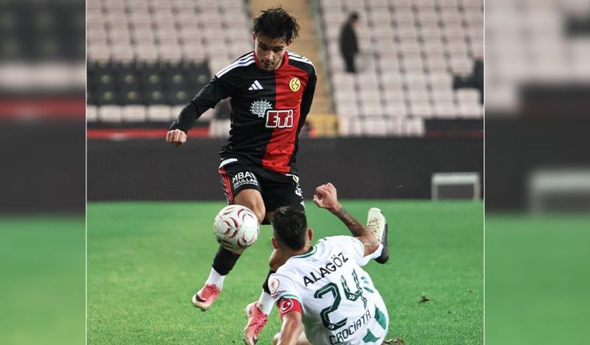 Eskişehirspor kupada tur peşinde: İlk yarıda gol sesi çıkmadı