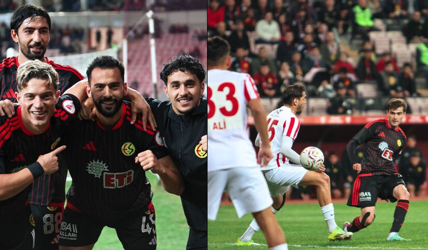 Eskişehirspor, Türkiye Kupası'nda ilk yarıyı önde tamamladı