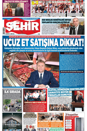 Şehir Gazetesi- 14 Ekim 2024 Pazartesi