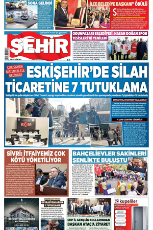 Şehir Gazetesi- 15 Ekim 2024 Salı