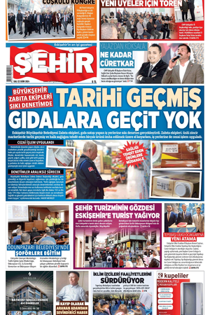 Şehir Gazetesi- 22 Ekim 2024 Salı