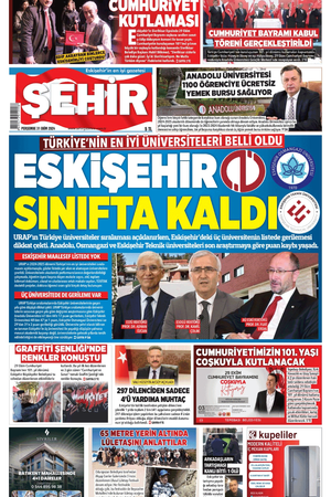 Şehir Gazetesi- 31 Ekim 2024 Perşembe