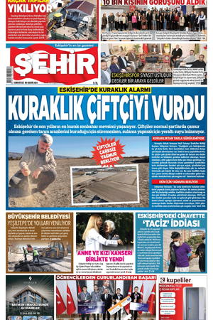 Şehir Gazetesi- 9 Kasım 2024 Cumartesi