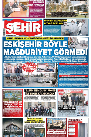 Şehir Gazetesi- 14 Kasım 2024 Perşembe