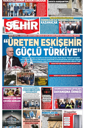 Şehir Gazetesi- 22 Kasım 2024 Cuma