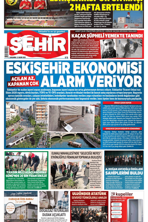 Şehir Gazetesi- 12 Kasım 2025 Çarşamba