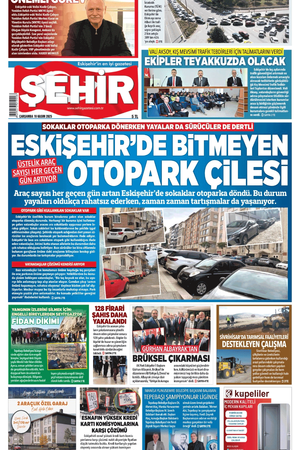 Şehir Gazetesi- 19 Kasım 2025 Çarşamba