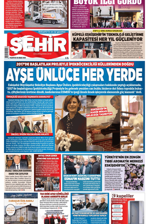Şehir Gazetesi- 8 Aralık 2025 Pazartesi