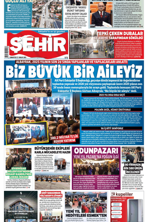 Şehir Gazetesi- 27 Aralık 2025 Cumartesi
