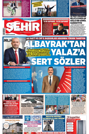 Şehir Gazetesi- 5 Ocak 2026 Pazartesi