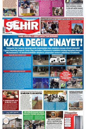 Şehir Gazetesi- 6 Ocak 2026 Salı