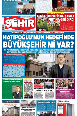 Şehir Gazetesi- 12 Ocak 2026 Pazartesi