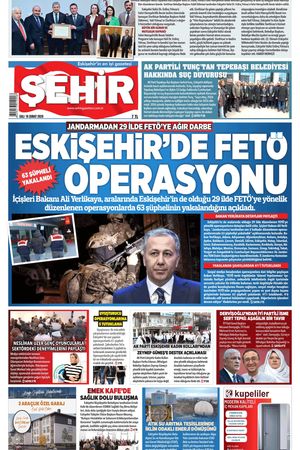 Şehir Gazetesi- 10 Şubat 2026 Salı