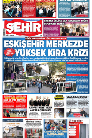 Şehir Gazetesi- 13 Şubat 2026 Cuma