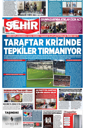 Şehir Gazetesi- 1 Nisan 2026 Çarşamba
