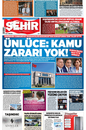 Şehir Gazetesi- 21 Nisan 2026 Salı