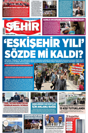 Şehir Gazetesi- 20 Mayıs 2026 Çarşamba