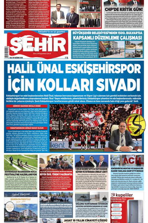 Şehir Gazetesi- 9 Haziran 2026 Salı