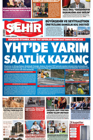 Şehir Gazetesi- 11 Haziran 2026 Perşembe