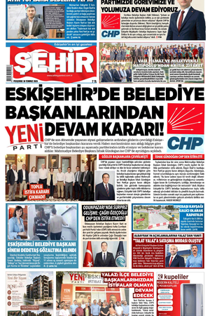 Şehir Gazetesi- 30 Temmuz 2026 Perşembe