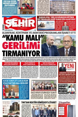 Şehir Gazetesi- 28 Ağustos 2026 Cuma