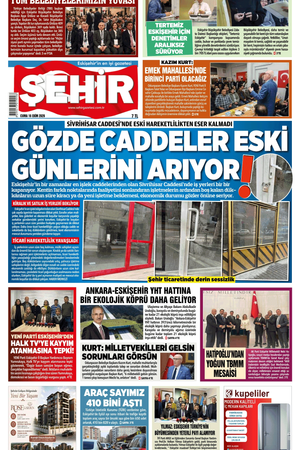Şehir Gazetesi- 16 Ekim 2026 Cuma