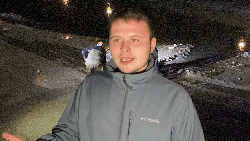 Eskişehir'de gece yarısı hareketli anlar: Balçığa saplandı