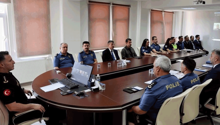 Bilecik emniyetinde 8 aylık asayiş değerlendirmesi